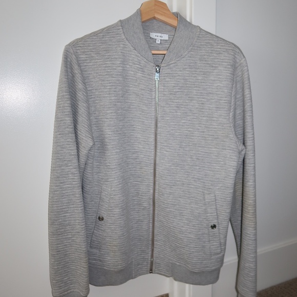 Reiss Grey Zip-Up - Picture 1 of 1